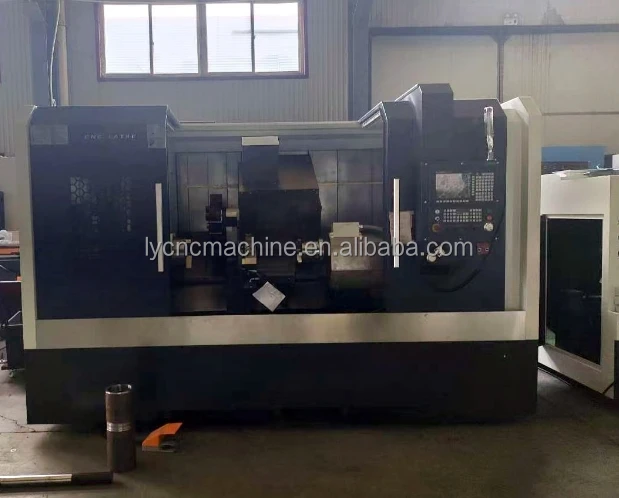 Accurate Slant Bed CNC Lathe Machine 12 station living turret for High-Performance 3