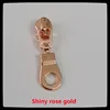 Shiny rose gold