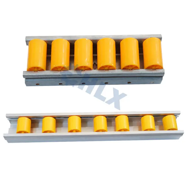 Yellow Orange Flow Roller Track Placon for Pipe System Flow Stores Live Storage Carton Flow Rack Make in China