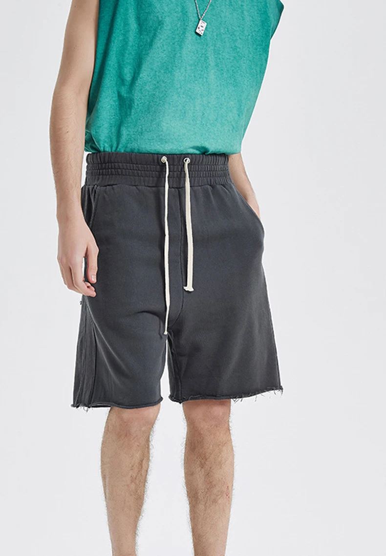 Summer Essential 100% βαμβακερό ανδρικό σορτς με τσέπες Κοντό παντελόνι γυμναστικής Αθλητικό σορτς συν μέγεθος για άνδρες136_voghion.com