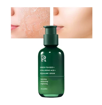 Organic And Natural Green Tea Repair And Hyaluronic Acid Serum Protect Skin Barrier Deep Hydrating And Moisture