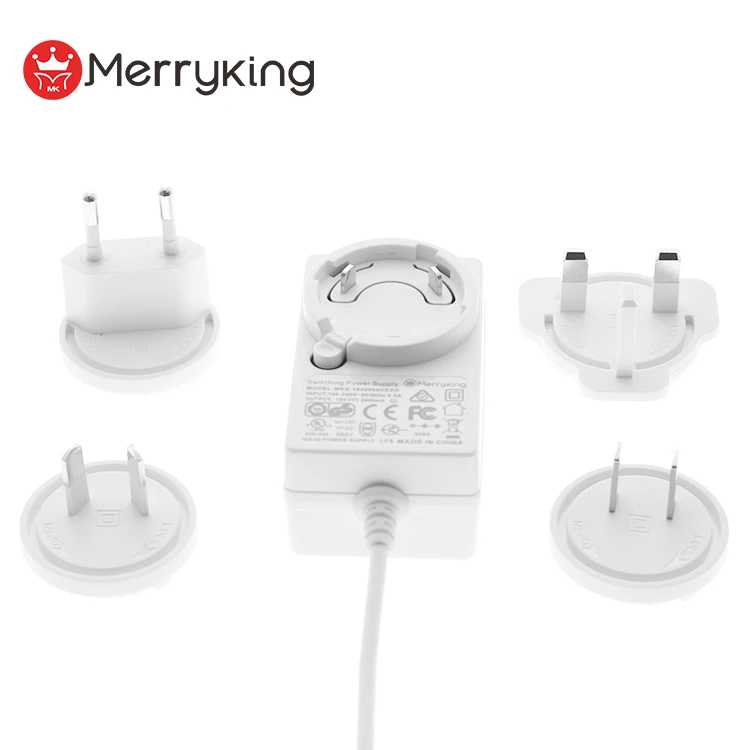 Merryking AC 100-240V DC 12V Adapter 2A 2.5A 3A 4A 5A CCTV Power Supply Adapter 12V Power Adaptor manufacture