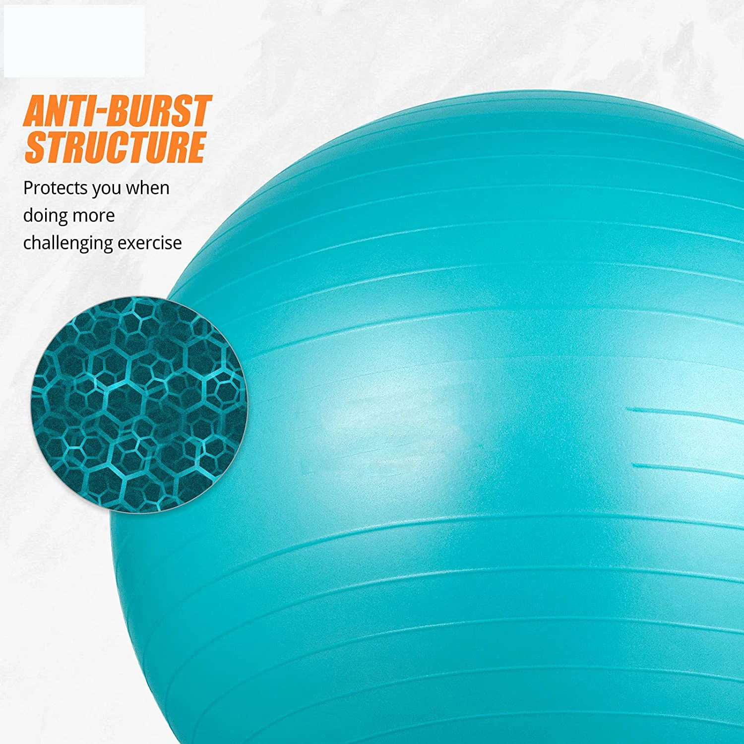 Custom Sized Gym Fitness Balance Exercise Ball Pvc Yoga Ball With Quick