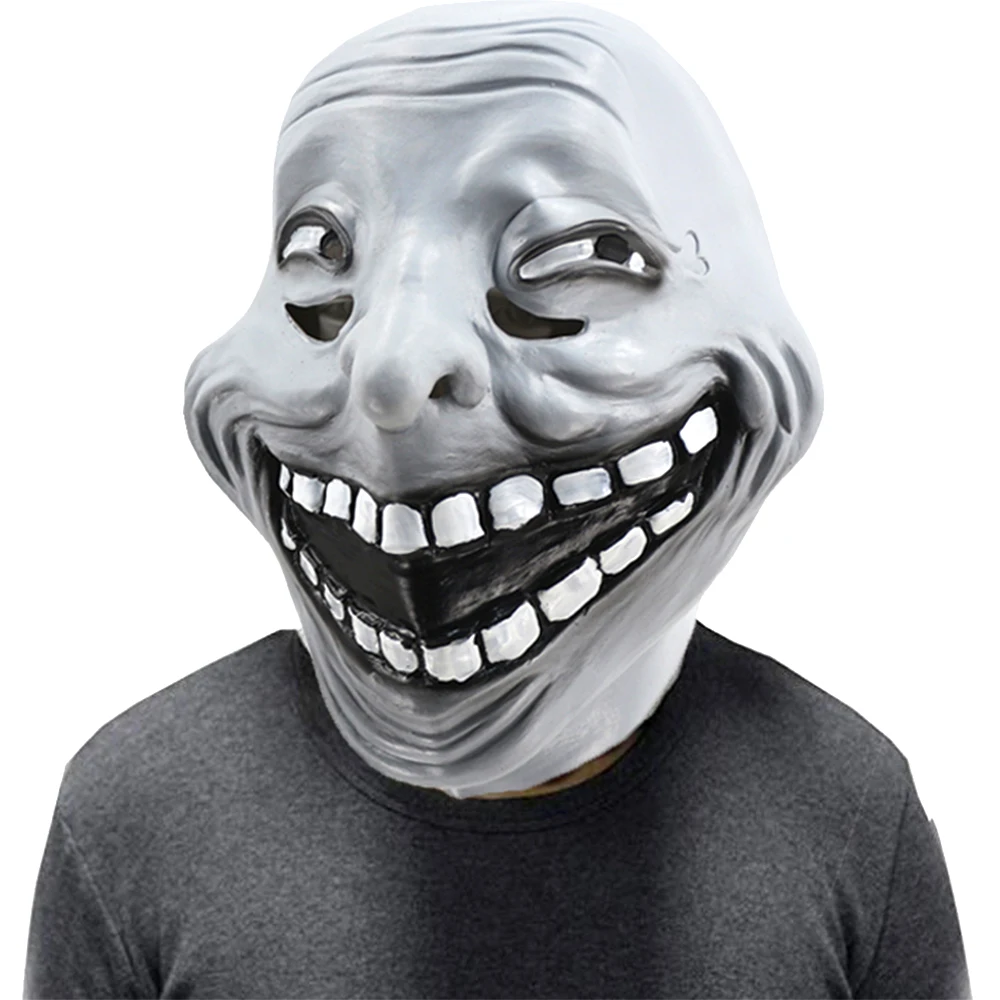 TrollFace mask with smile 3D model