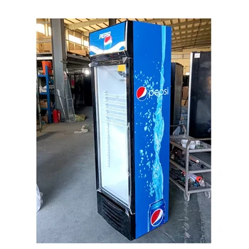 30 Cu.ft Commercial Beverage Refrigerators Glass Door Refrigerator Commercial with LED Light and 10 Shelves