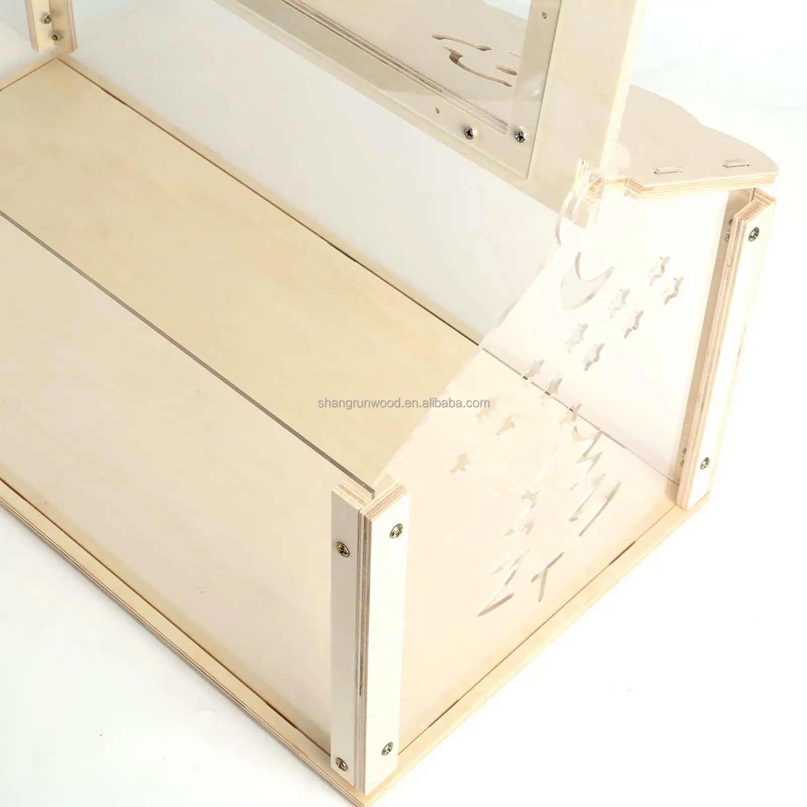 Photo inspiration: Fresh Look at Alibaba Com Natural Wood Hamster Cage With Acrylic For Gerbil