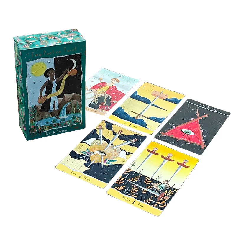 BAYAYA Manufacture Custom Printing Create Your Own Oracle Cards Tarot Card Decks With Rigid Box