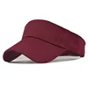 Topless hat wine red