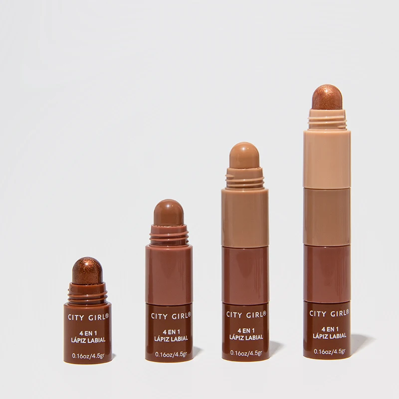 4 in 1 Mini Lipstick Design Set Mixed Different Colors Popular Custom Cute Lipstick