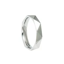 Geometric Rhombus-shaped Titanium Steel Ring - Women's Exclusive Minimalist Style Accessory, Trendy Hand Jewelry