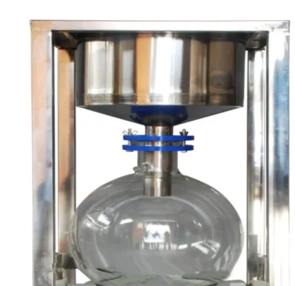 YUHUA Large Vacuum Filter Filtration Assembly 10-50L with Stainless Steel Mesh Funnel