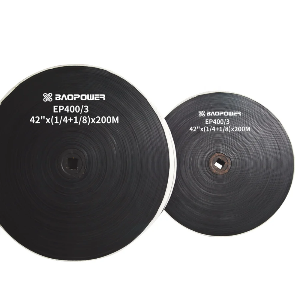 Ленточная ширина Baopower 1200 мм EP200 CC NN Резиновая конвейерная лента для зерновой/пищевой/металлургической/горнодобывающей