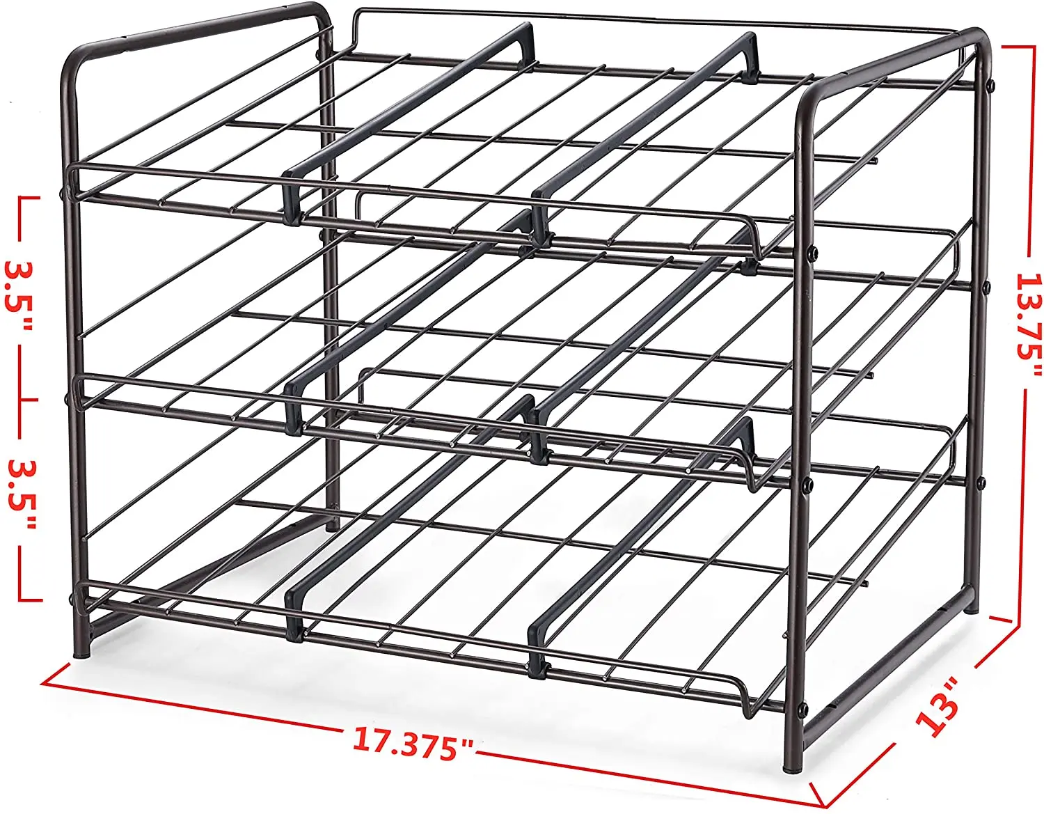 Simple Trending Can Rack Organizer, Stackable Can Storage Dispenser Ho