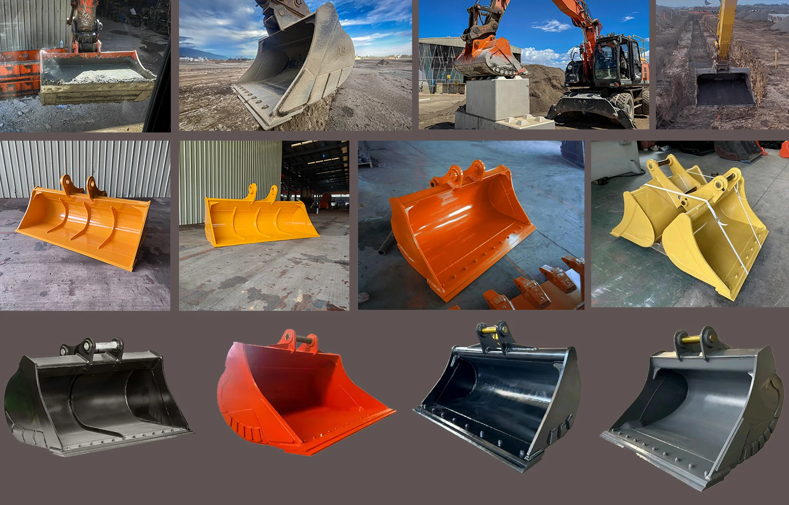 Excavator Ditch Bucket with 3 Months Warranty 900 Weight and 1-50ton Suitable for Trenching and Cleaning