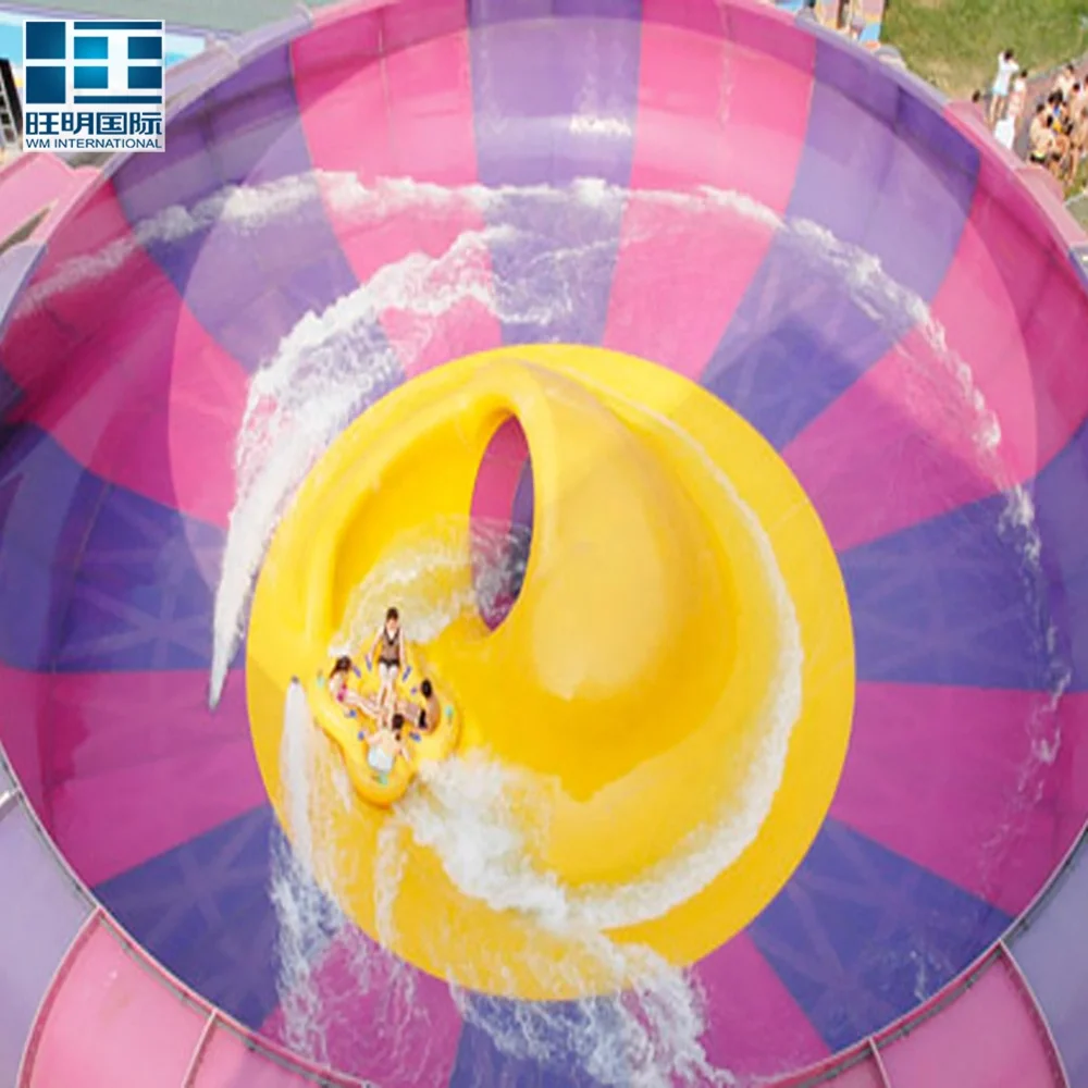High Quality Adult Pool Water Slide Fiberglass Giant Super Bowl Design for Water Park