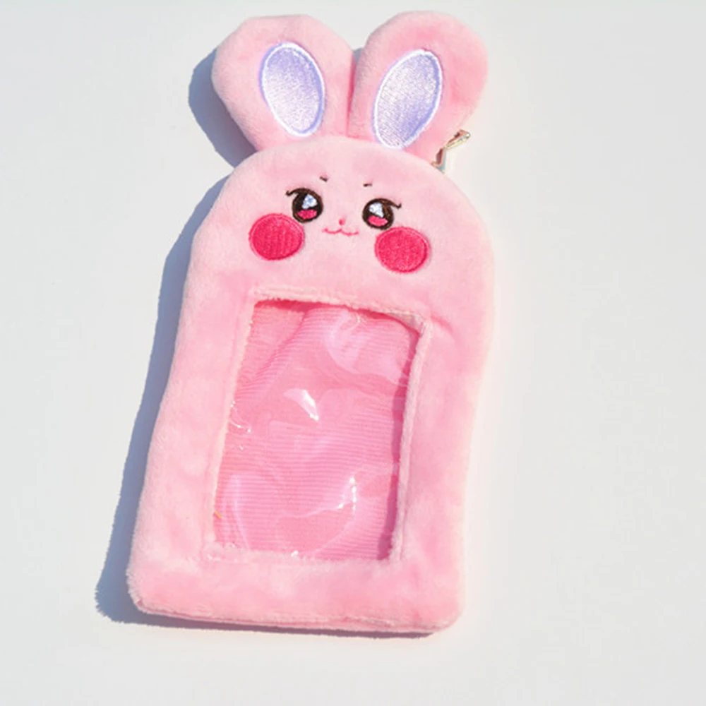 KPOP ATEEZ ANITEEZ Cartoon Animals Plush Card Holder Pendant