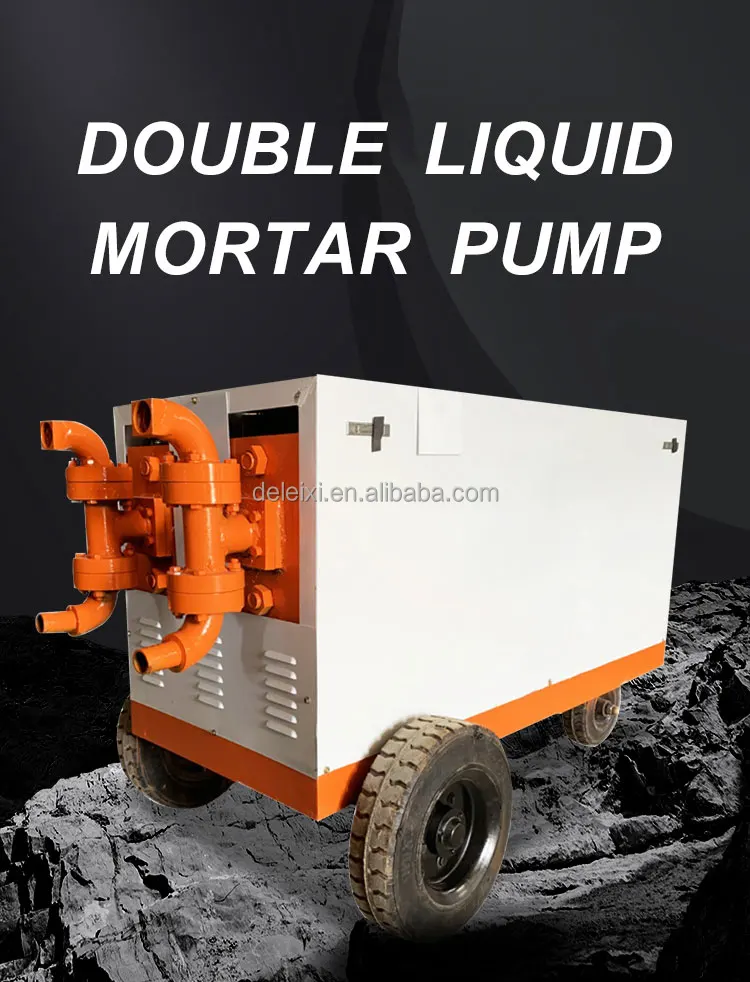 China New Professional High Pressure Cement Grouing Mini Hydraulic Cement Pump Machine Concrete