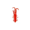 Red fairy flower tail shrimp bulk single