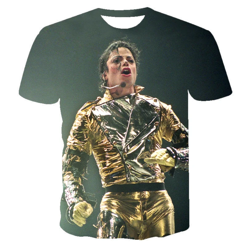 Alibaba.com: King of Pop Michael Jackson 3D Print T Shirt, Unisex ...