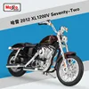 Harley 2012 XL1200V Seventy-Two Rouge