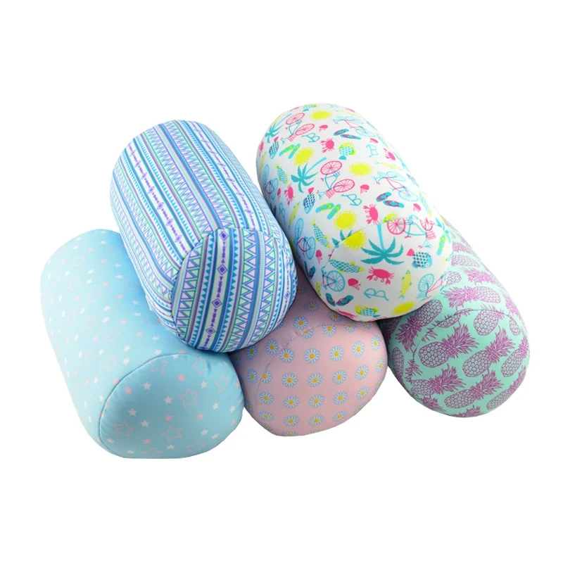 Ihdjasg Traversin En Tube De Microbilles, Oreiller Cervical Rond