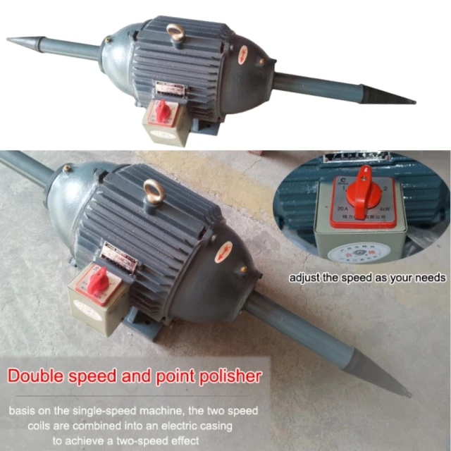 Variable Speed Bench Grinder for Efficient Metal Sanding