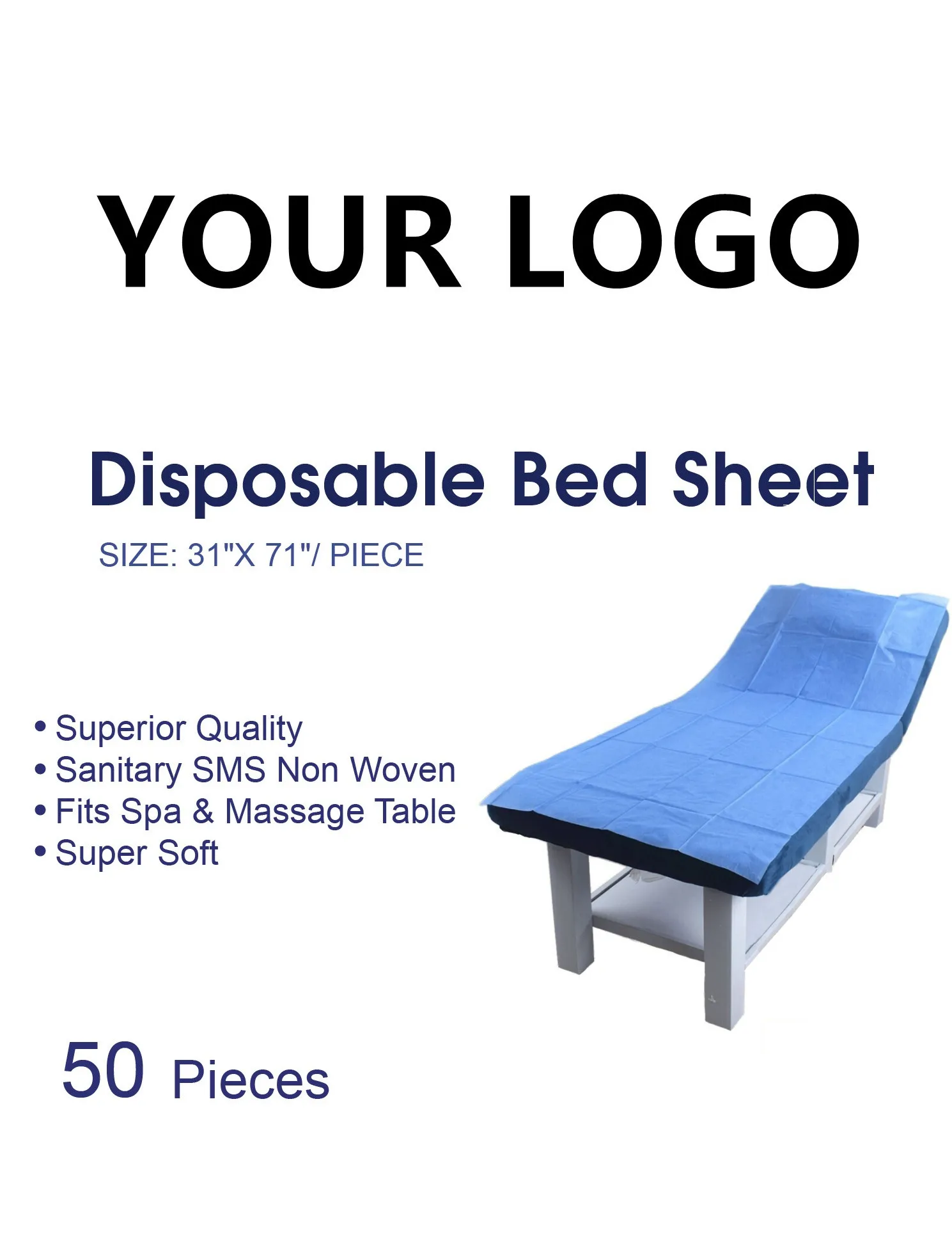 Manufacturer 180x 80cm 50pcs/ Roll Pp Nonwoven Disposable Massage Bed