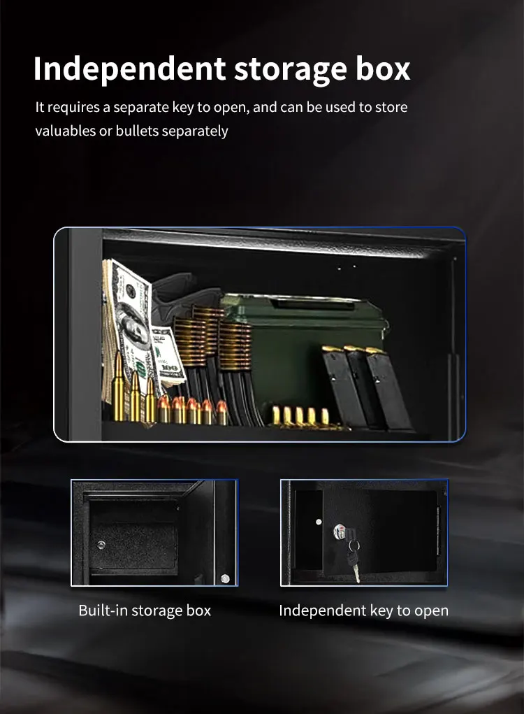 CEQSAFE Hot Selling Wholesale Metal Gun Safe Safes Large Gun Home Safety Gun Safe Cabinet With Digital supplier