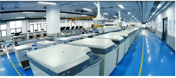 CH210R Large Capacity High Speed Refrigerated Centrifuge with 21000r/min, 4x750ml Capacity and 32752xg for Molecular Biology