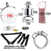 anillo curvo+pene talla M+cinturón negro
