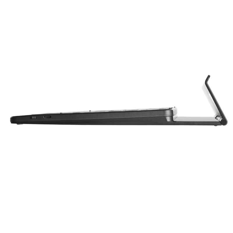 Беспроводная клавиатура с подсветкой Bluetooth для iPad с чехлом-подставкой, совместимая с мобильными телефонами IOS Android Windows