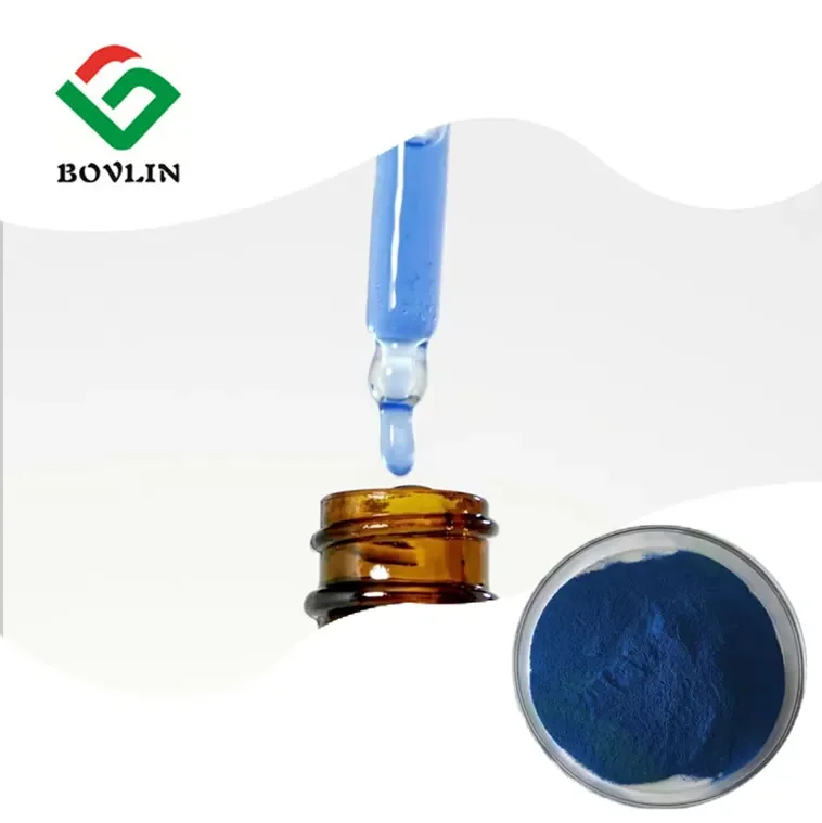 cosmetic grade ghk cu China Good User Reputation for Cosmetic Grade Top Quality Peptide Ghk-Cu  for Anti-Aging with Factory Best Price Available From Australia USA  Warehouse Fast and Safe Delivery factory and manufacturers