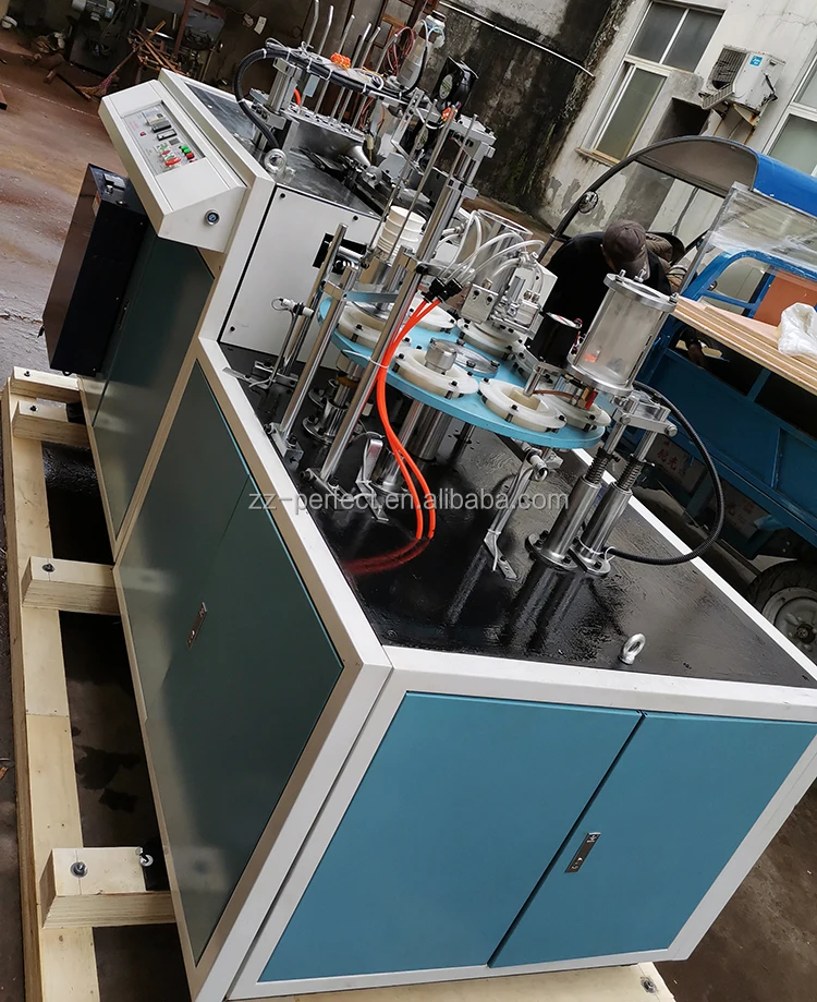 High speed ultrasonic ripple double wall paper cup making machine
