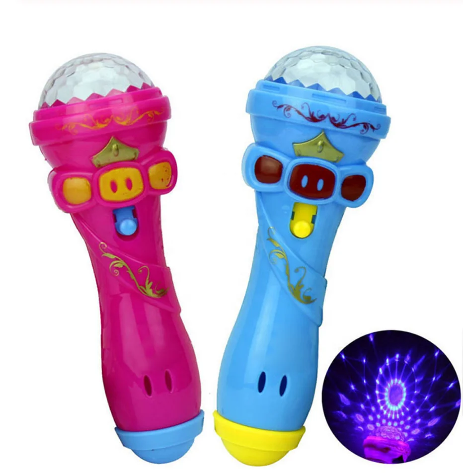 Светящиеся игрушки 2019 популярная забавная модель беспроводного микрофона Подарок Музыка Караоке Милая Мини Забавная детская игрушка подарок Прямая поставка