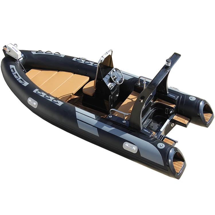 Zhenbo Marine Rigid Inflatable Boat 480 Hypalon rib boat fiberglass