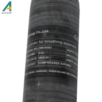 ALSAFE Leisure Sport 0.5L 300bar Carbon Fiber Gas Cylinders 500cc 4500psi Pcp Air Tank