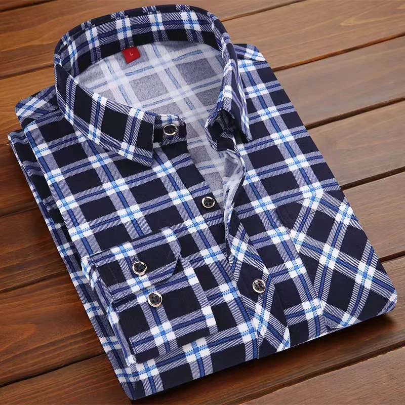 New 2023 Men's Plus Size Plaid Shirt For Summer - Buy New Fashion ...