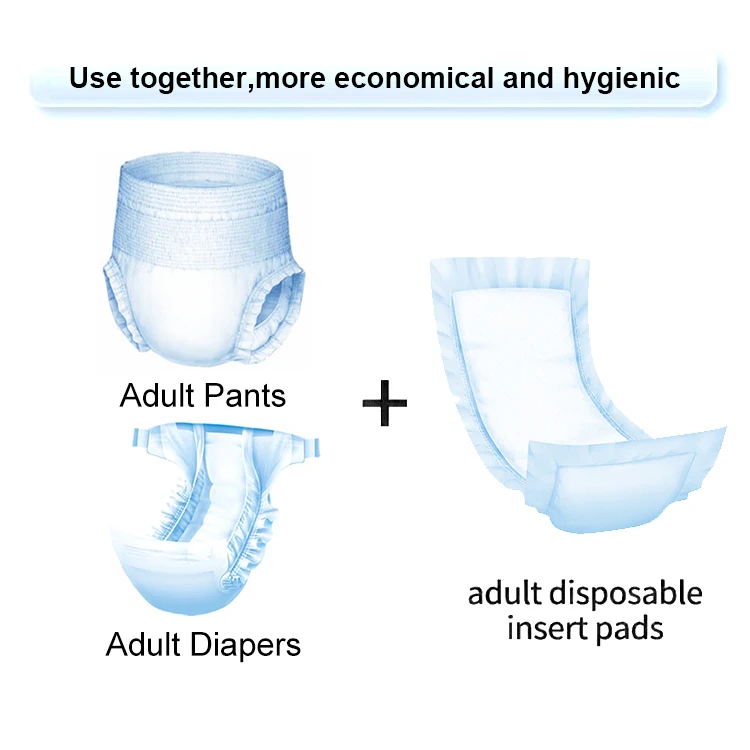 High Absorbent Capacity Extra Large Disposable Thong Adult Diapers Non-Woven Surface Eco-Friendly Adult Diaper