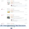20 + anni di esperienza, miglior Serviece