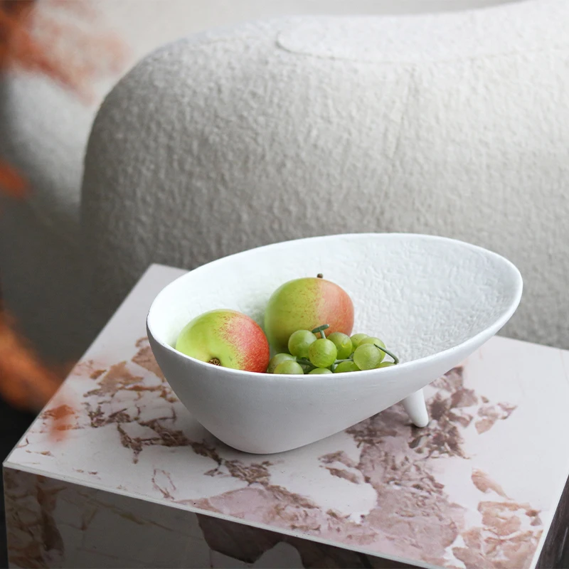 Home Decor Porcelain Dinnerware Salad Angled Slanted Ceramic Tabletop