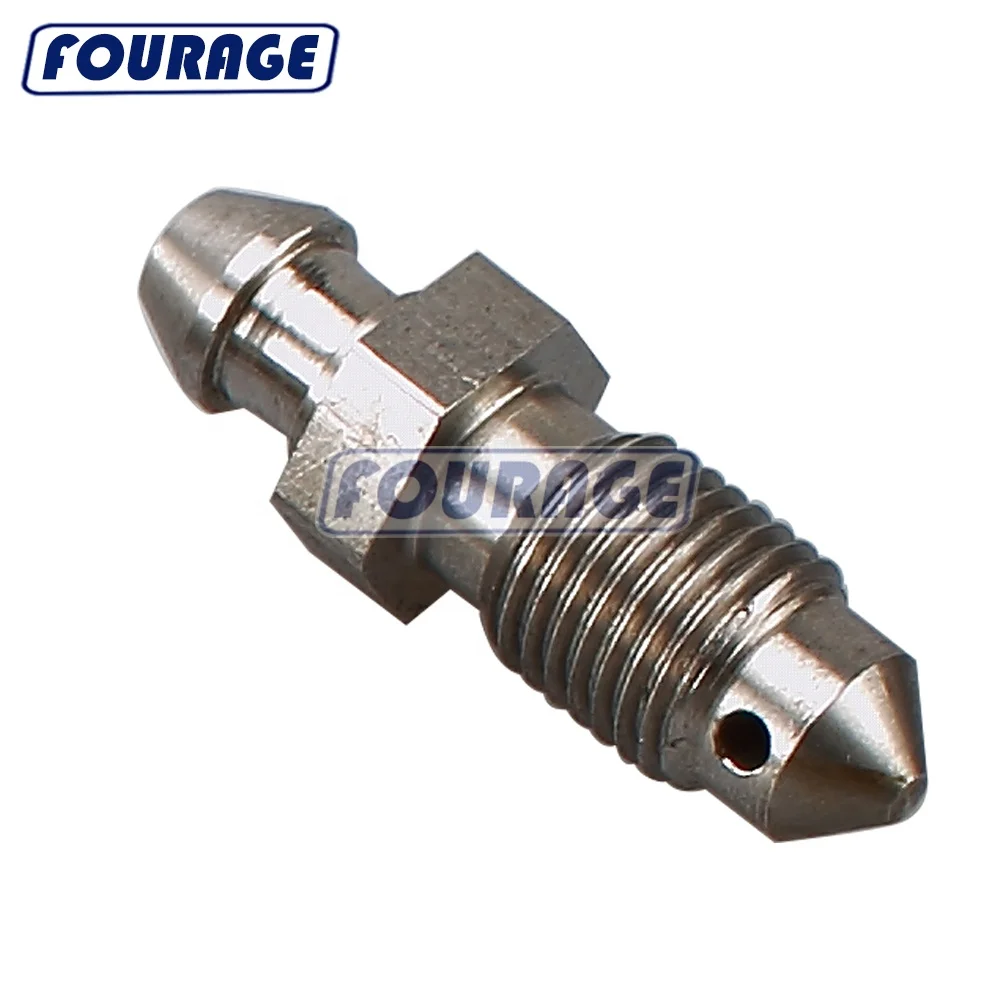 Auto Parts Stainless Steel Bleed Nipples An / Metric Thread Bleeder