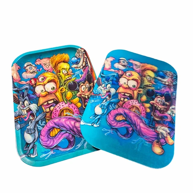 Wholesale Hot Sale Customized Logo Rolling Tray Grinder Set Smoking Accessories Herb Rolling Tray
