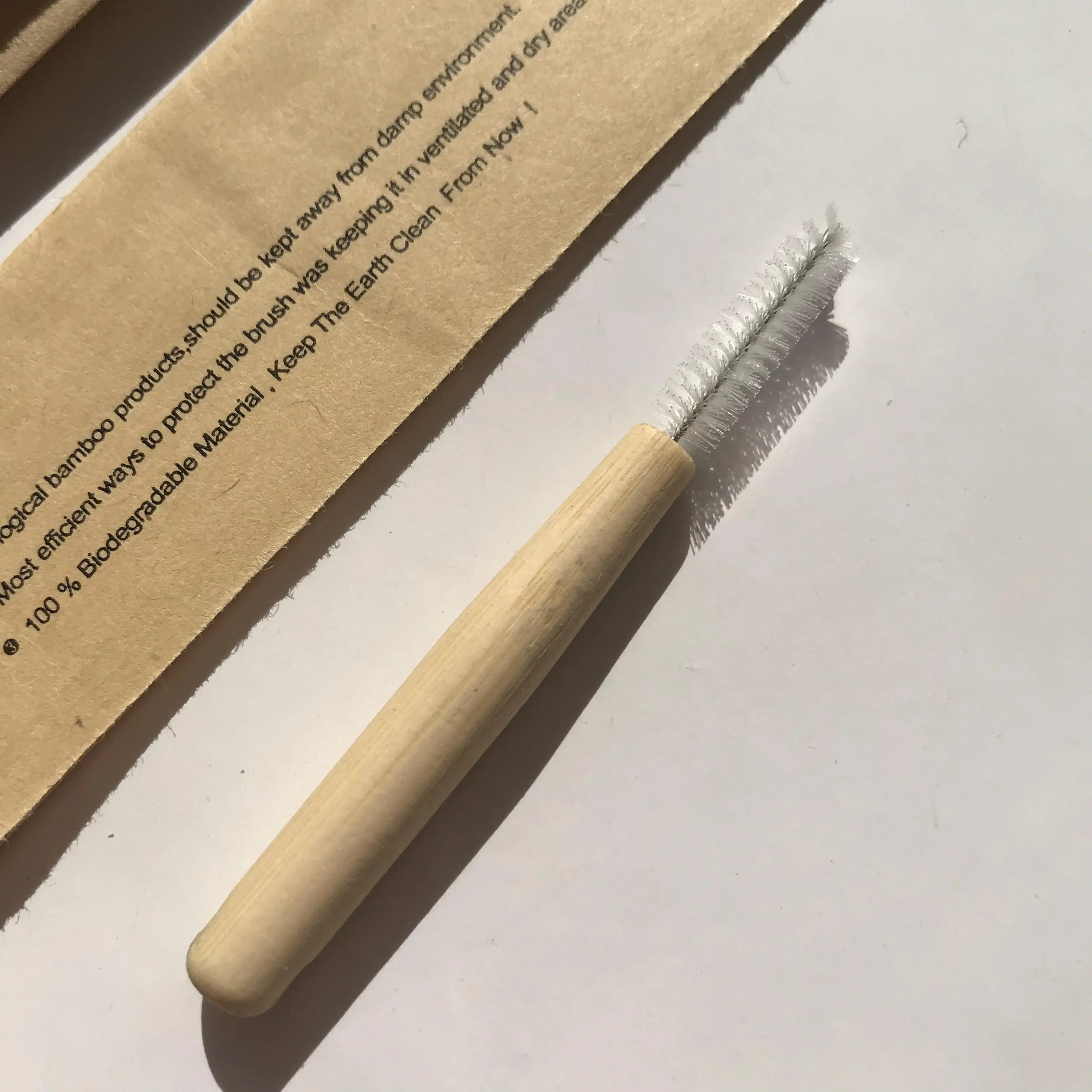 Многоразовая перерабатываемая 100% биоразлагаемая бамбуковая межзубная щетка