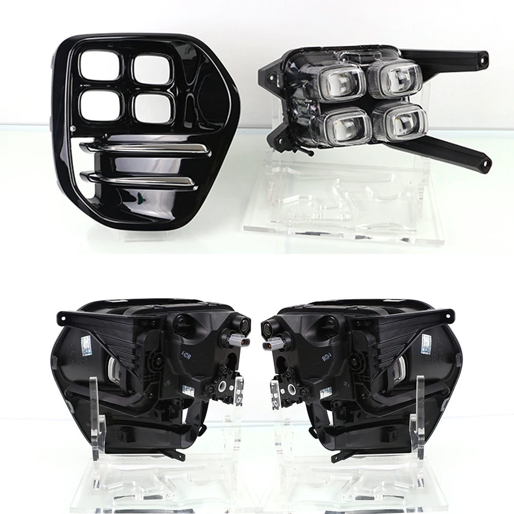 Revêtement D'habillage Phare Antibrouillard Avant Chromé Couvercle Capot Phare Antibrouillard Garniture Cadre Phare Antibrouillard Pour Hyundai IX35 Couverture Phare Antibrouillard Voiture ( Color