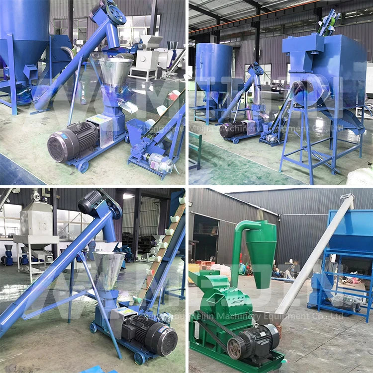 New 3000kg/h Feed Pelletizer Machine Animal Poultry Feed Pellet Production Line Feed Mixer Machine supplier