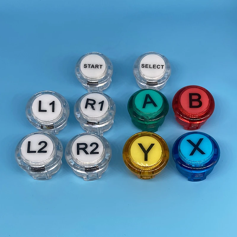 Push Buttons NOT LED SANWA Style Cherry MX Microswitch Logo X Y
