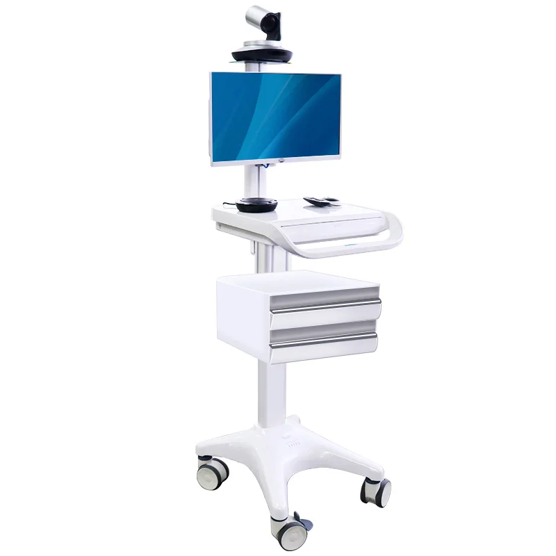 Portable Camera System Medical Hospital Mobile Trolley Telehealth Device Abs Plastic T100 Mobile Flexibly Sonka