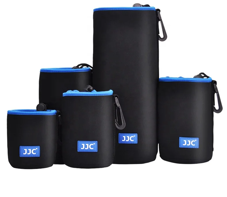JJC Waterproof Camera Bag Lens Case Pouch for Canon Nikon Fuji Sony Olympus DSLR Lens Accessories Protector Bag for the Camera