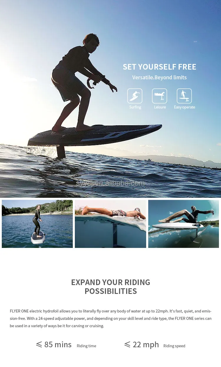 Best 2022 Motorized Fast Water Jet Hydrofoil Electric Surfboard