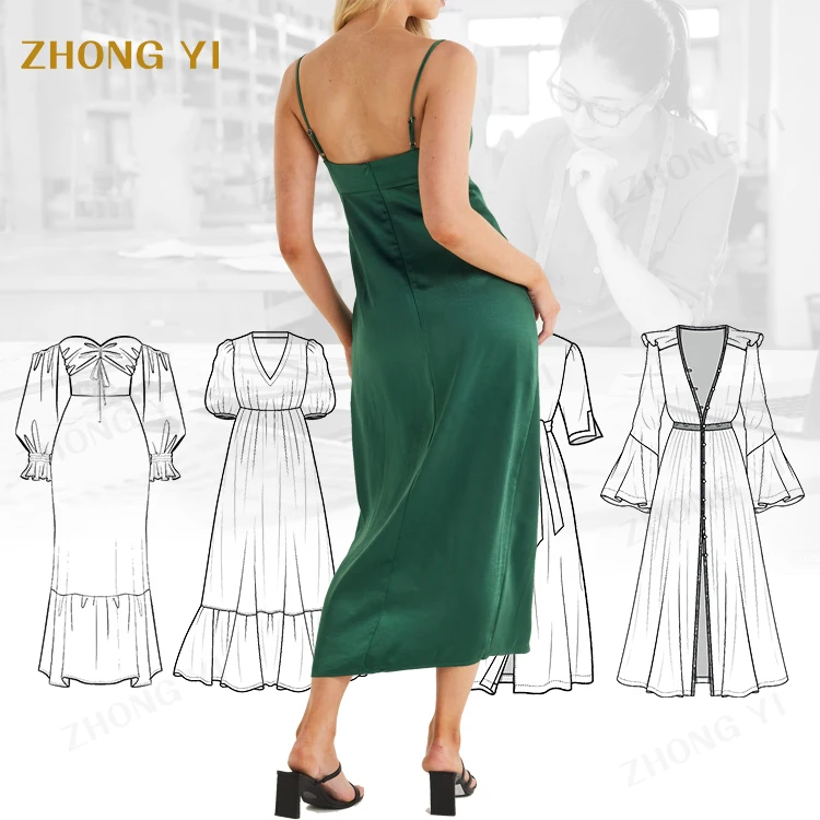 Custom Design Summer Long Evening Silk Satin Dress Prom Bodycon Casual Long Club Party Slip Sexy Dresses for Women